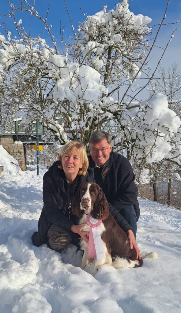 Lothar mit Bianca am Berg