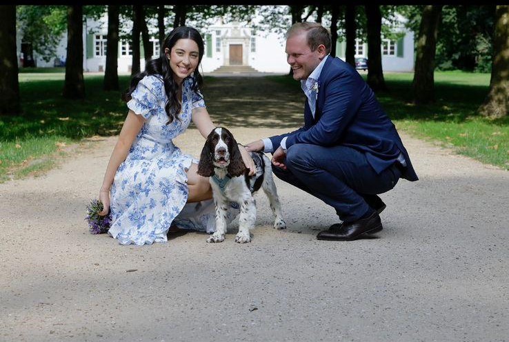 Lothar mit Bianca am Berg