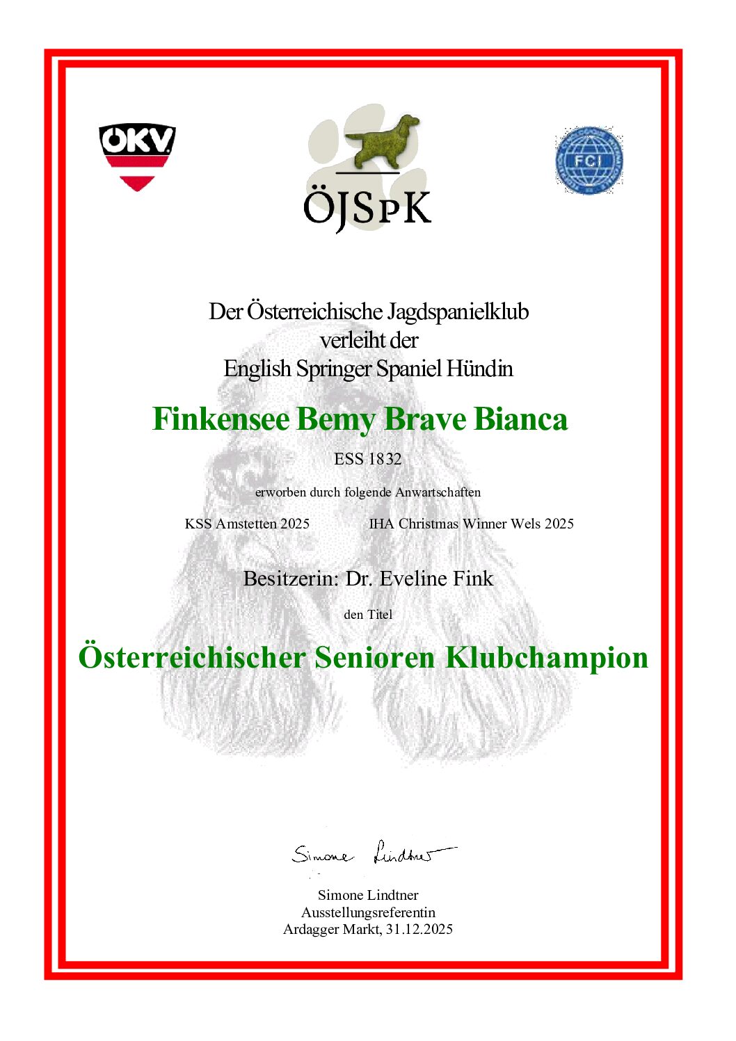 Bianca_Senioren Klubchampion